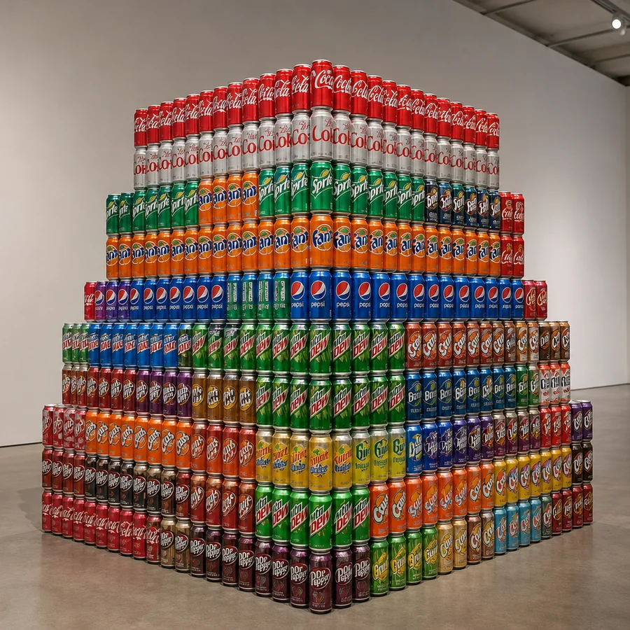 Ski soda bottles and cans at a Southeast gathering 6